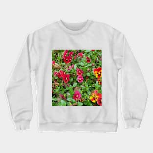 colorful flowers Crewneck Sweatshirt